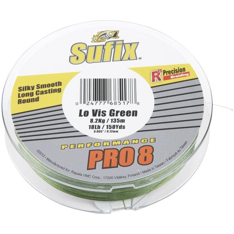 Sufix Pro8 Green 0.12 mm 135mt