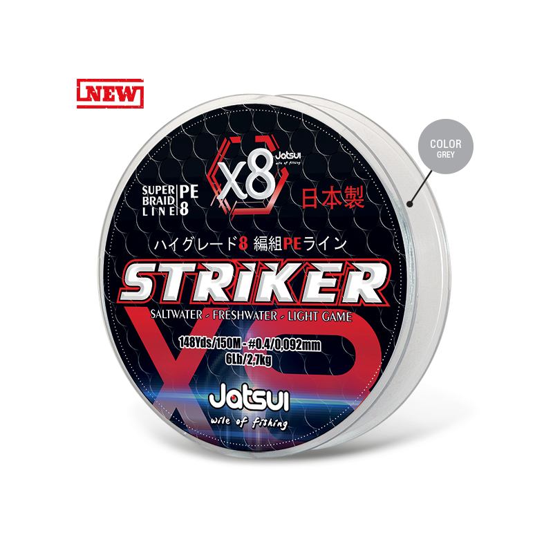 Jatsui striker x8 150mt 0,185mm