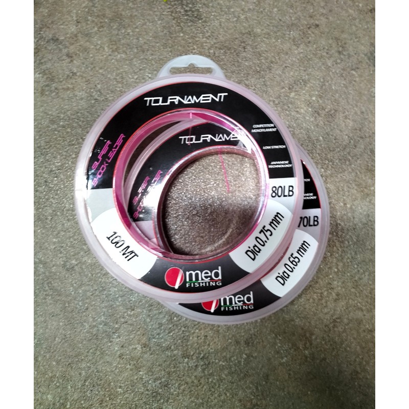 Med Fishing Tournament Shock Leader per surfcasting e long casting