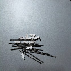 trident hangover bianco  con mollainox e crimp per il montaggio