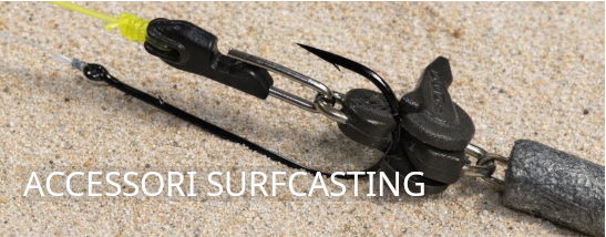 Accessori surfcasting: terminali, ami e minuteria